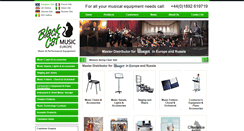 Desktop Screenshot of blackcatmusic.com